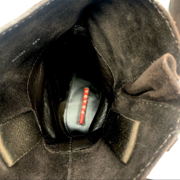 Prada suede moto boots - Picture 6 of 6